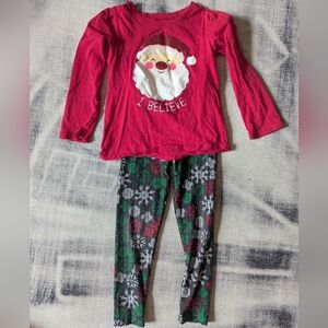 Christmas Outfit Santa Snowflakes